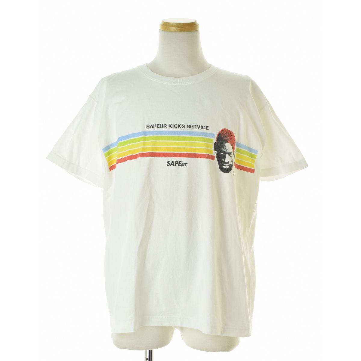 SAPEur】Rainbow Tee デニスロッドマン半袖Tシャツ - メルカリ