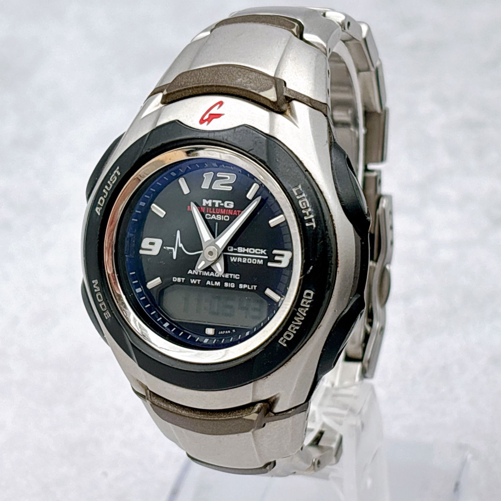 CASIO G-SHOCK MTG-520 アナデジ 旧MT-G 廃盤モデル 箱・予備コマ付