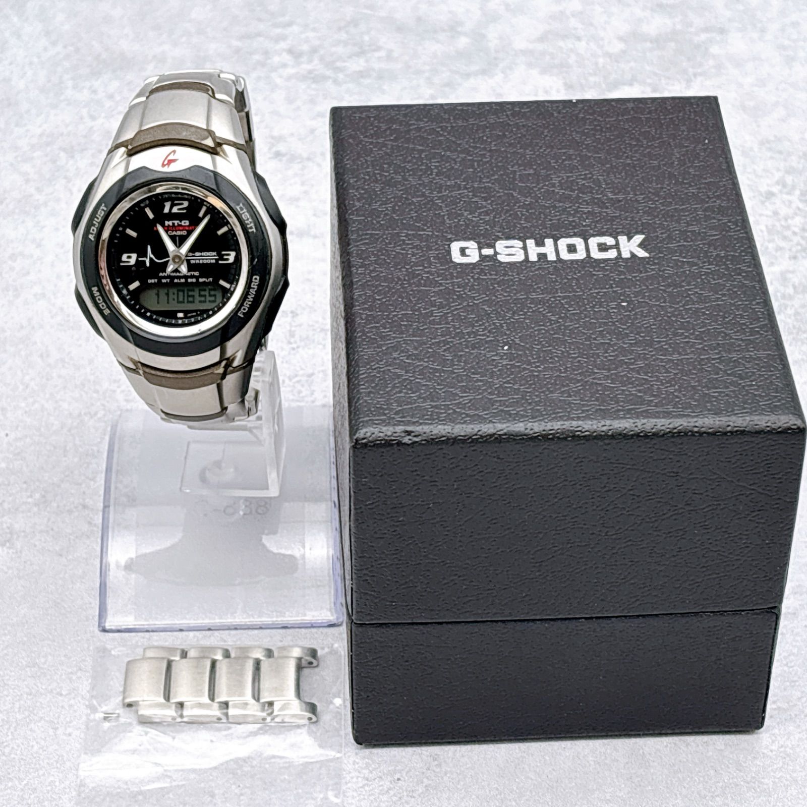 CASIO G-SHOCK MTG-520 アナデジ 旧MT-G 廃盤モデル 箱・予備コマ付 