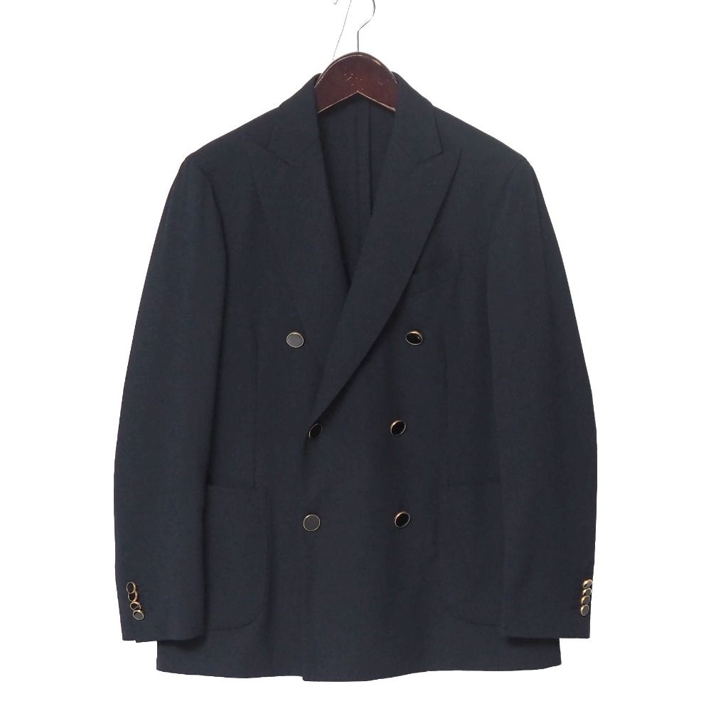 LARDINI ラルディーニ ADVANCE アドヴァンス テーラードジャケット サイズ50 ブレザー ダブルブレスト イタリア製 ブランド古着【中古】20260221/RA7826 LARDINI ラルディーニ ADVANCE アドヴァンス テーラードジャケット