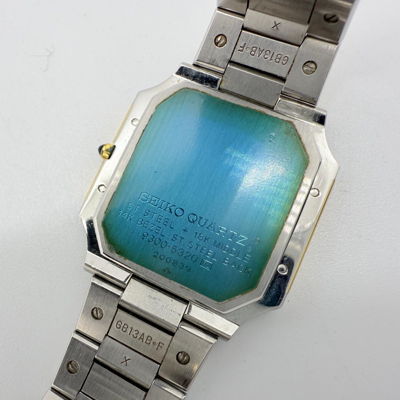 SEIKO セイコー CREDOR クレドール 9300-5320 ゴールド QZ レディース 
