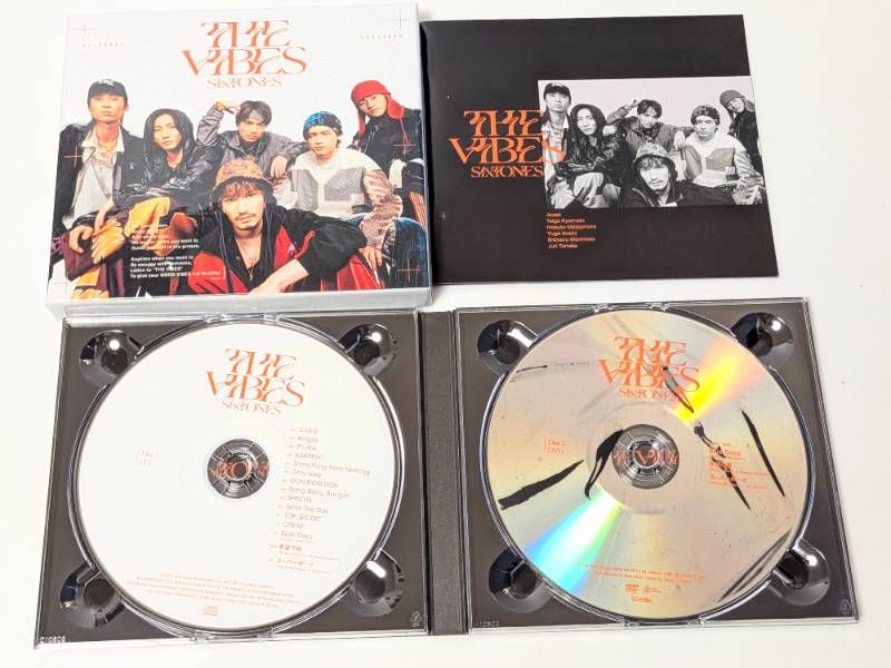 SixTONES アルバム THE VIBES 2点セット 初回盤A（CD+DVD）/初回盤B