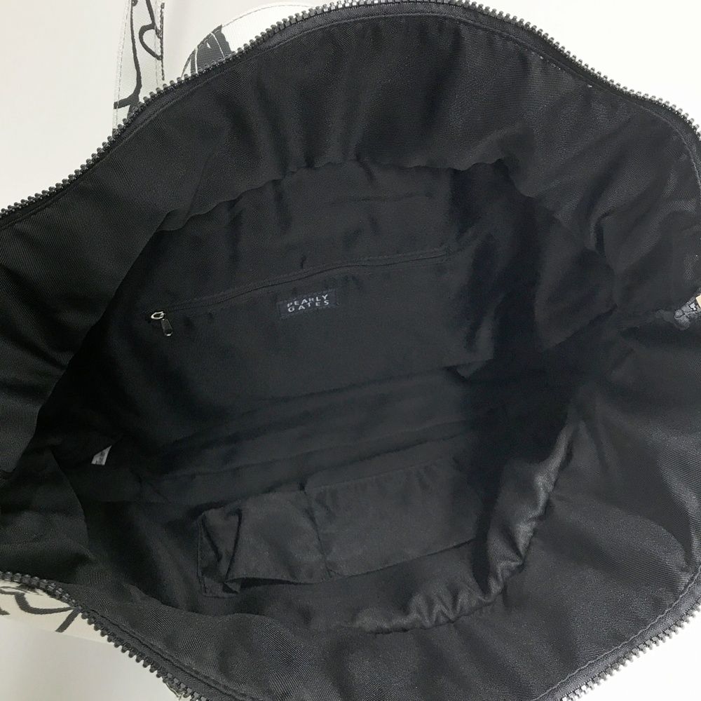  PEARLY GATES パーリーゲイツ ×PEANUTS ロッカーバッグ トートバッグ スヌーピー総柄 ホワイト系 240101630815 ゴルフウェア ストスト リストバンド ゴルフバッグ キャディバッグ ゴルフ