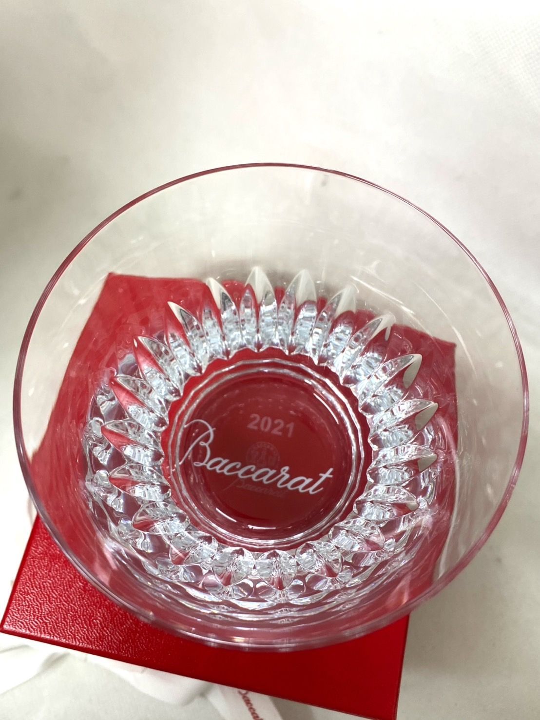 美品 Baccarat バカラ ティアラ タンブラー ロックグラス 2021