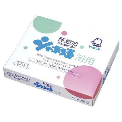 化粧石けんシャボン玉浴用 12個入 × 2個セット