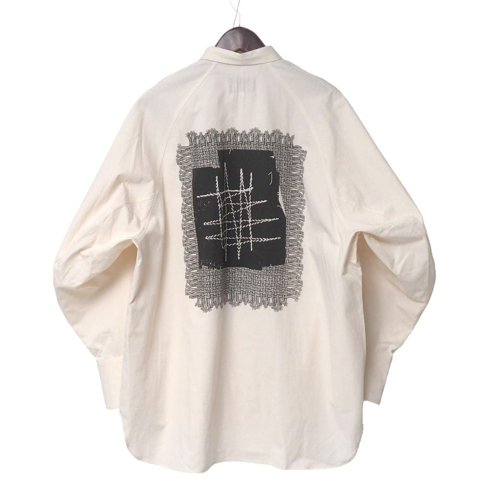 □未使用品□NEMETH ネメス Lace Rope Print 長袖シャツ サイズL