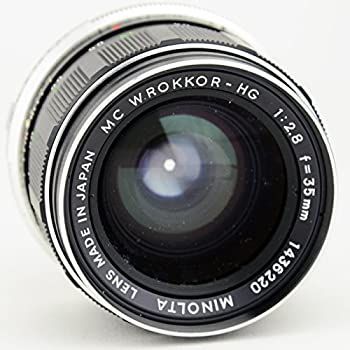 中古】 MINOLTA MC W rokkor-hg 35?mm f : 2.8広角レンズMDマウント 