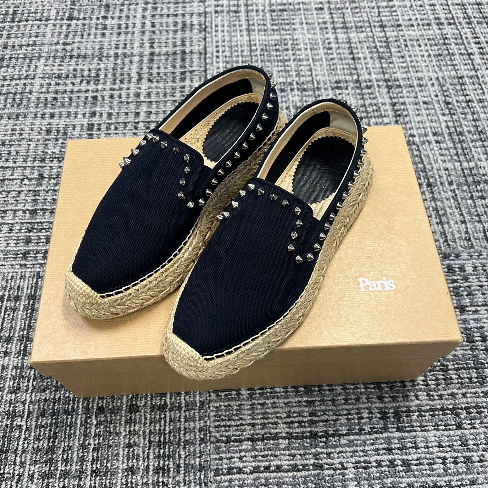 Christian Louboutin ESPABOAT FLAT エスパボートフラット スタッズ 