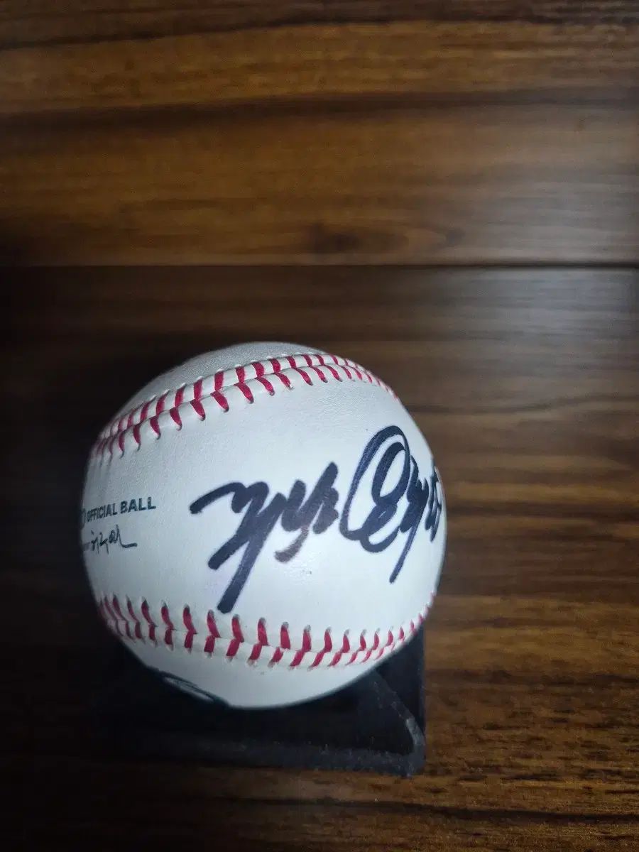 ロッテ ジァイアンツ 40周年 パク・チョンテ 公式球 野球ボール サイン