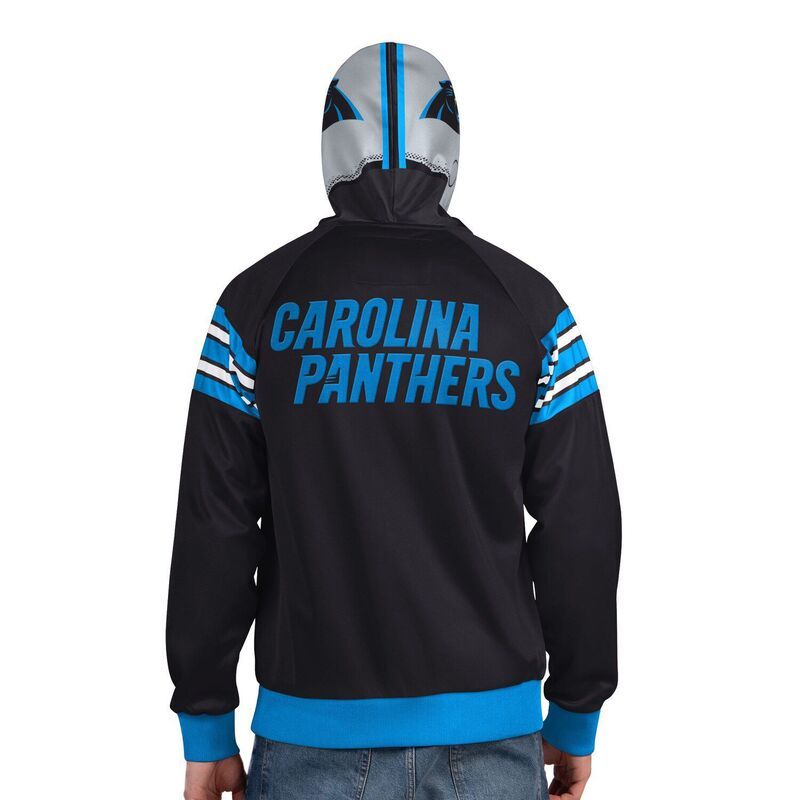 アウター（メンズ） アンブランデッド メンズ アウター ジャケット・ブルゾン Unbranded Mens Pro Player BlackSilver Carolina Panthers Helmet FullZip Hooded Track Jacket Pth Black |Timberland公式通販ティンバーランド