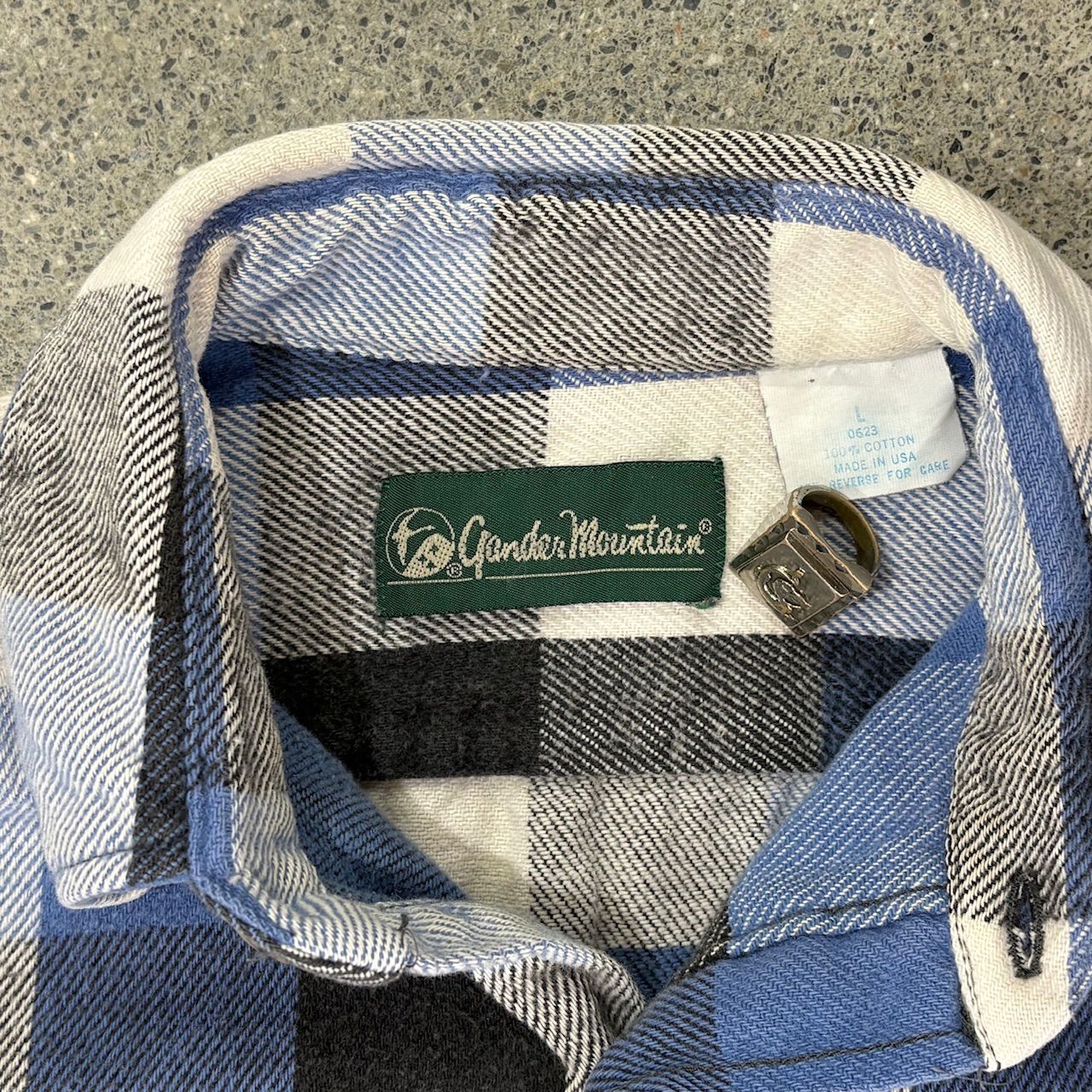 Gander Mountain】90s Heavy Flannel Shirt L 