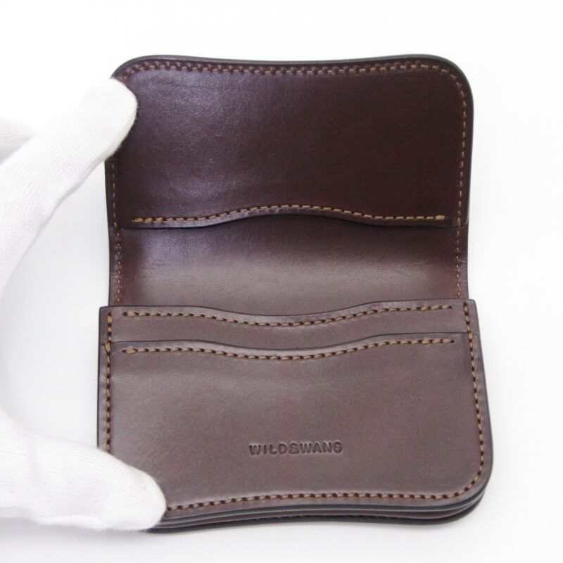 美品 WILDSWANS ワイルドスワンズ 名刺入れ シェルコードバン GENERAL