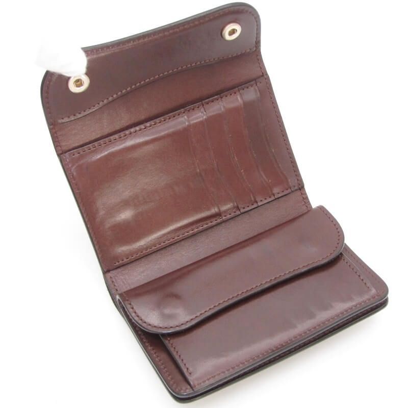 WILDSWANS ワイルドスワンズ 三つ折り財布 サドルプルアップ BYRNE バーン ベルギー マシュア社 日本製 チョコ   28011964 WILDSWANS ワイルドスワンズ 三つ折り財布 サドルプルアップ BYRNE