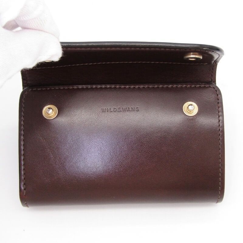 WILDSWANS ワイルドスワンズ 三つ折り財布 サドルプルアップ BYRNE