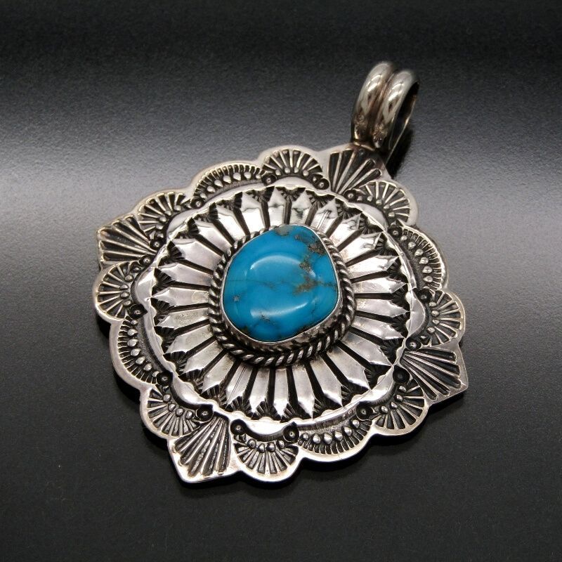 美品 Sunshine Reeves ナバホ族 ペンダント モレンシ ターコイズ
