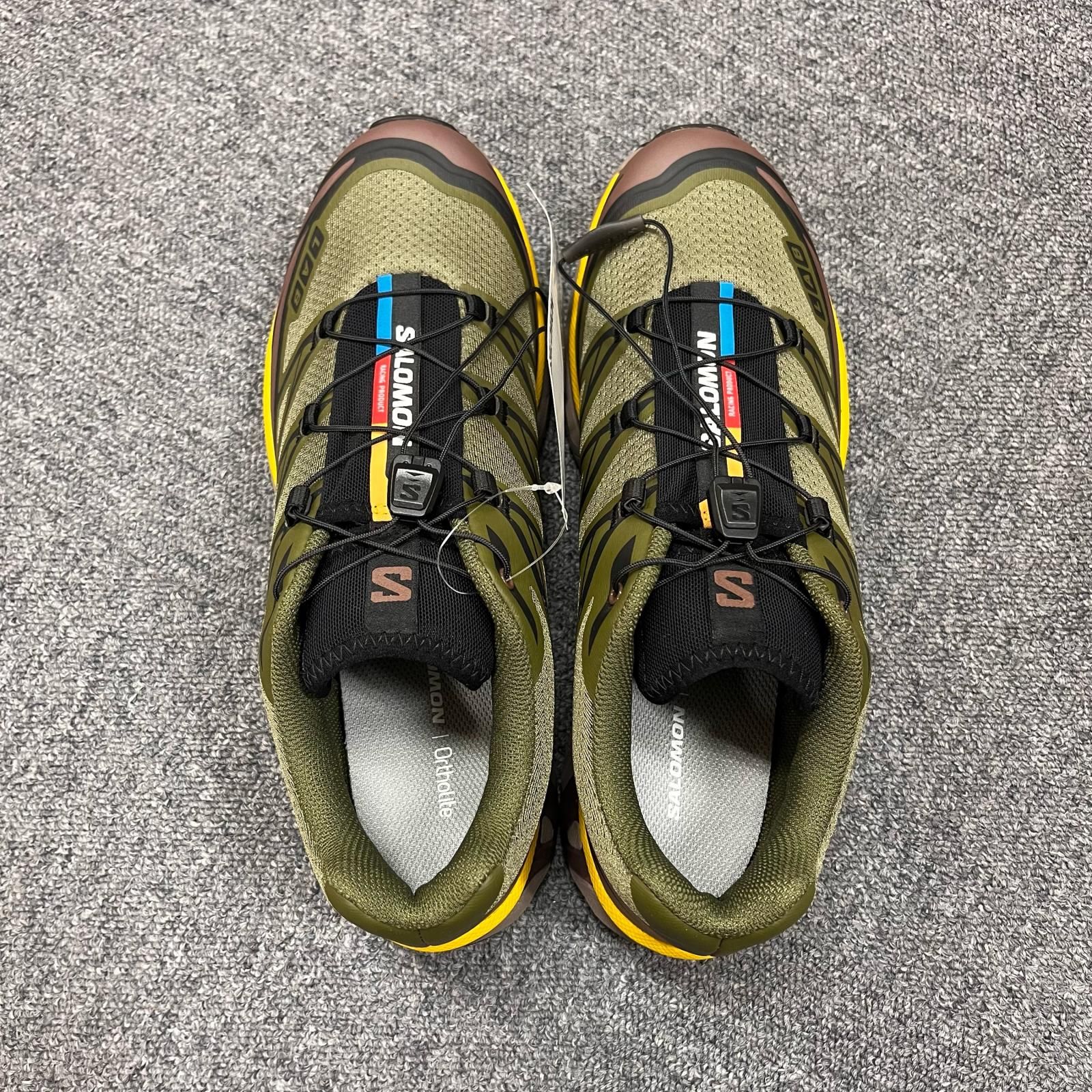 未使用 SALOMON XT-6 スニーカー サロモン 485828 Olive Night 
