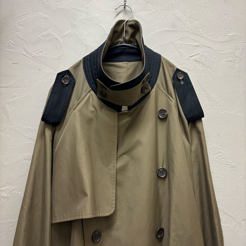 stein. シュタイン 23SS OVERSIZED CONTRAST TRENCH COAT トレンチ