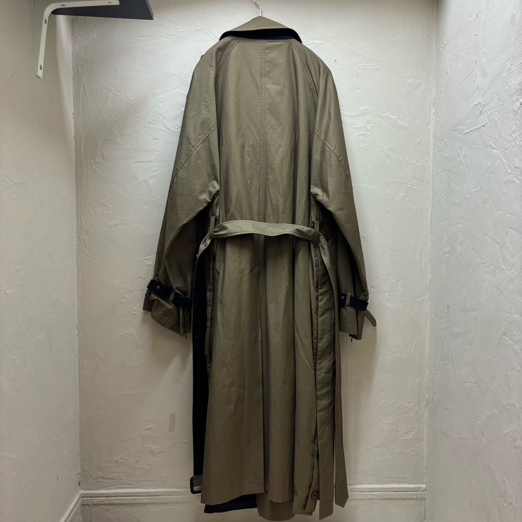 stein. シュタイン 23SS OVERSIZED CONTRAST TRENCH COAT トレンチ