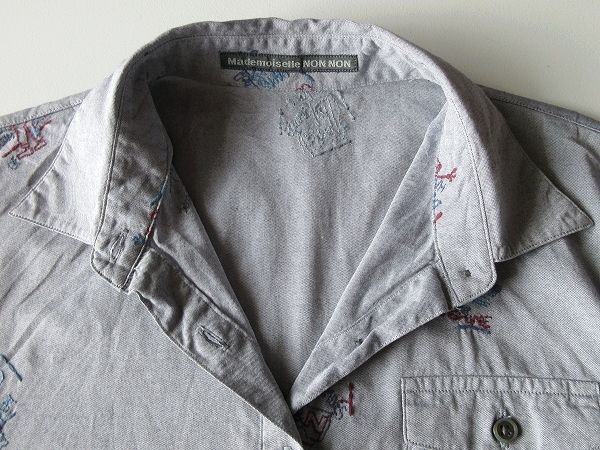 Mademoiselle NON NON マドモアゼルノンノン 刺繍入り ロゴピスネーム