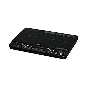 【】 アイリスオーヤマ 2口IHコンロ IHK-W1-B