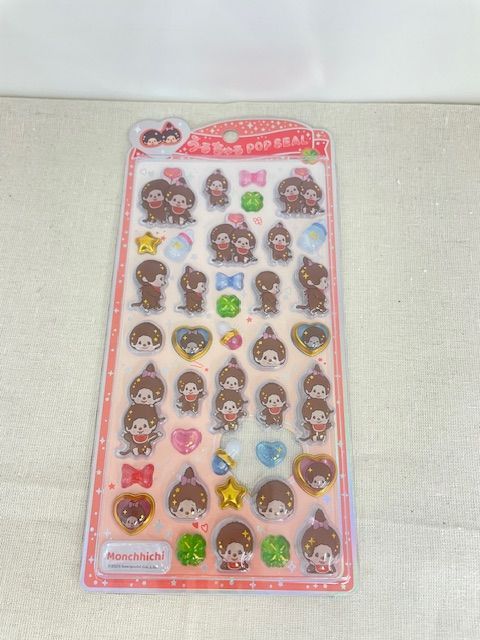 クラックス シール うるちゅる ポップシール モンチッチ CR136694