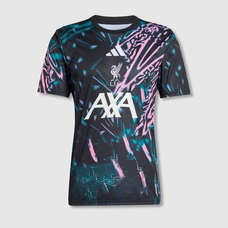 【送料無料・匿名配送】adidas アディダス リヴァプール 25/26 プレマッチ シャツ 黒 ブラック 半袖 新品 正規品