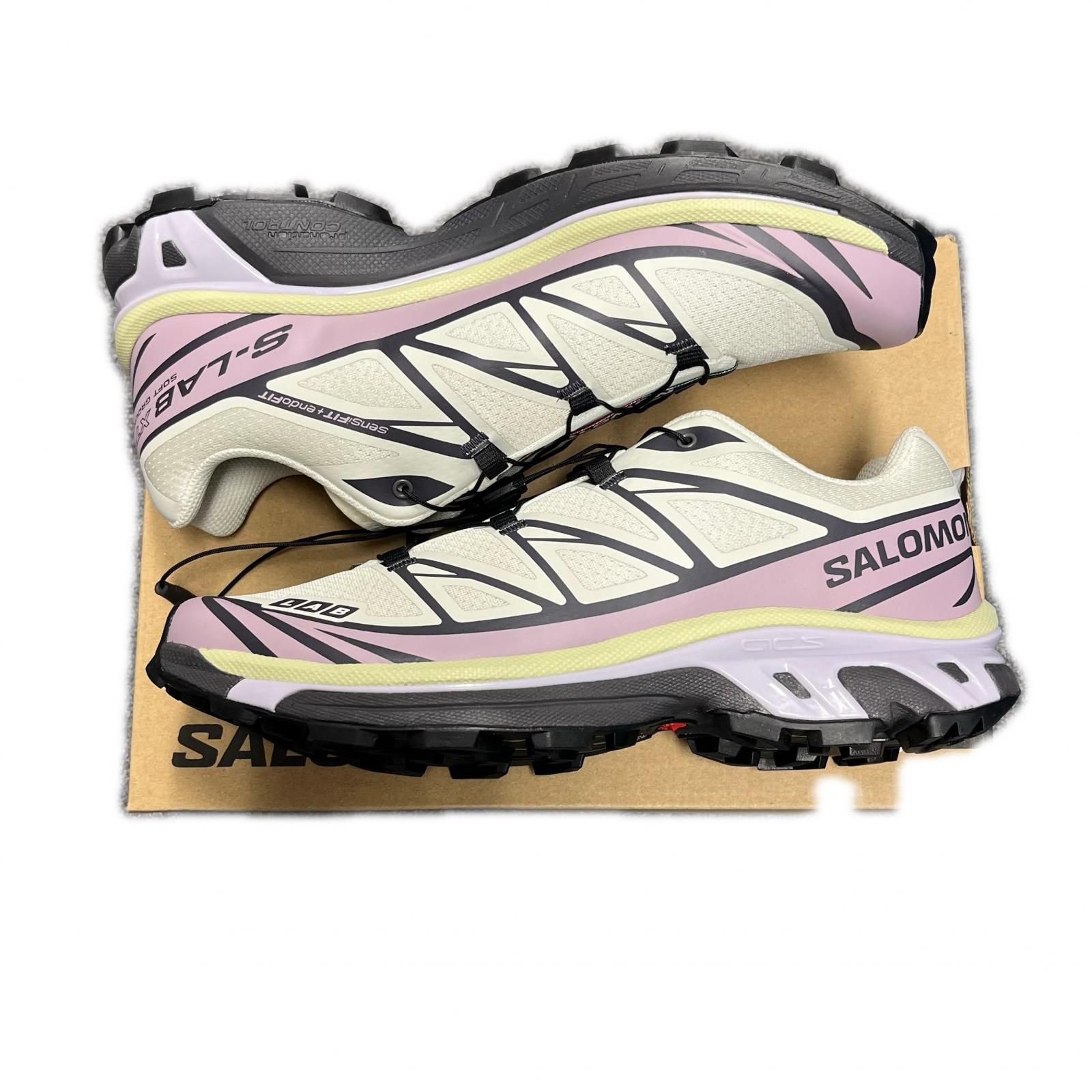 未使用 SALOMON XT-6 スニーカー サロモン 477376 Icicle/Nirvana/Nine 