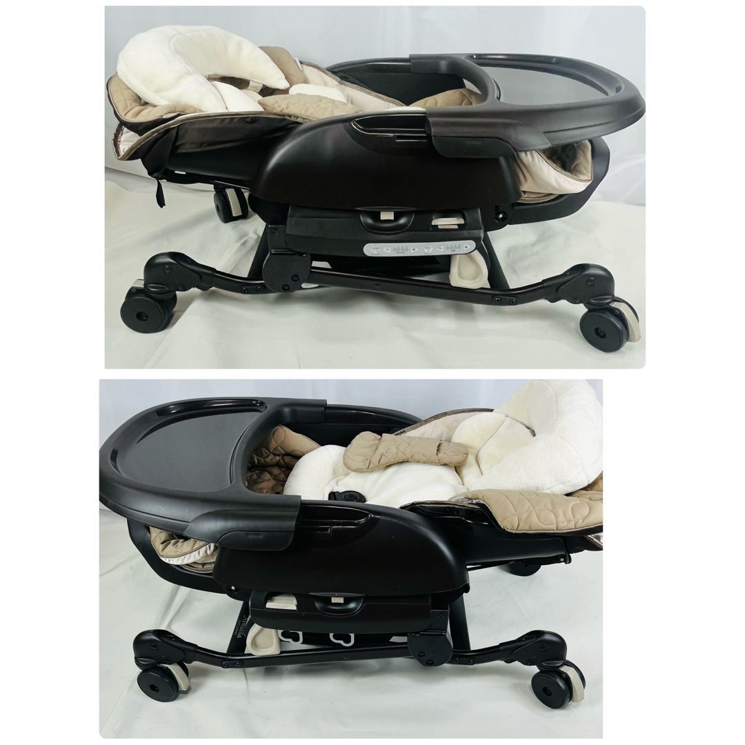 良品】 Combi コンビ ネムリラ AUTO SWING ハイローチェア - メルカリ