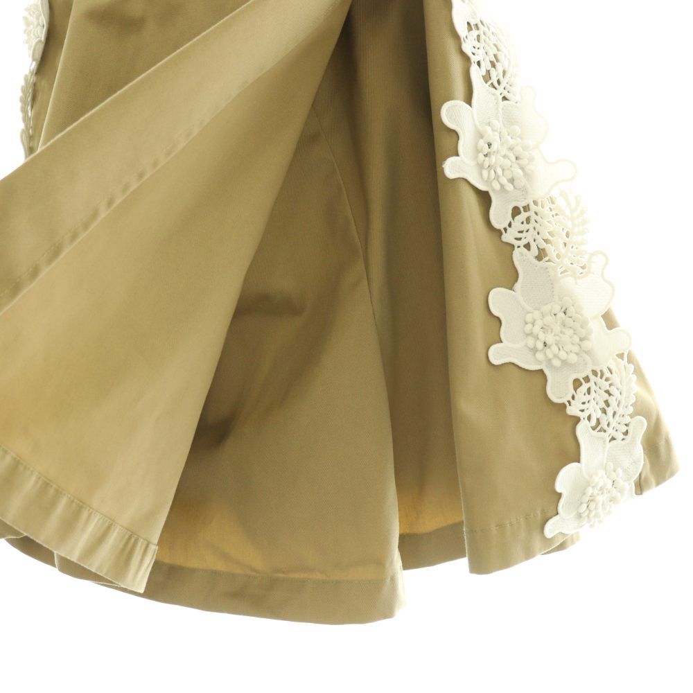 リンカブル LINKABLE サイドレースキュロット ショートパンツ S