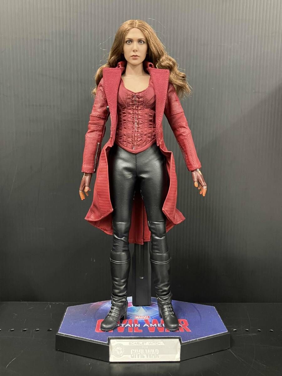 開封済み 劣化あり ホットトイズ スカーレット・ウィッチ 1/6 ムービー