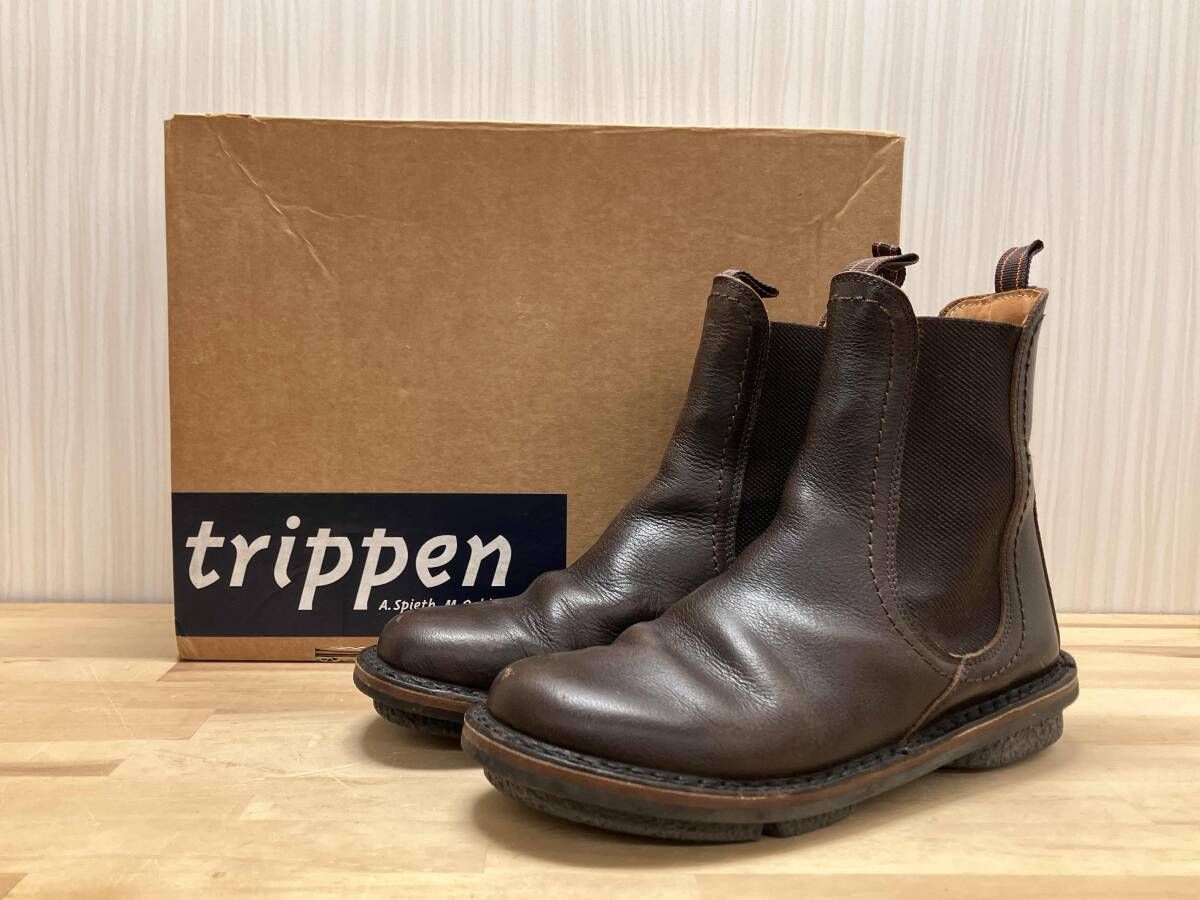 trippen トリッペン サイドゴアブーツ チェルシー 表記サイズ37 (23.5 