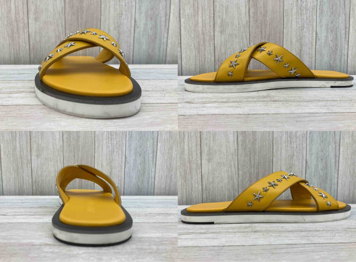 ブランドプラス JIMMY CHOO／PALMO／26.5cm／メンズ／イエロー／スター 