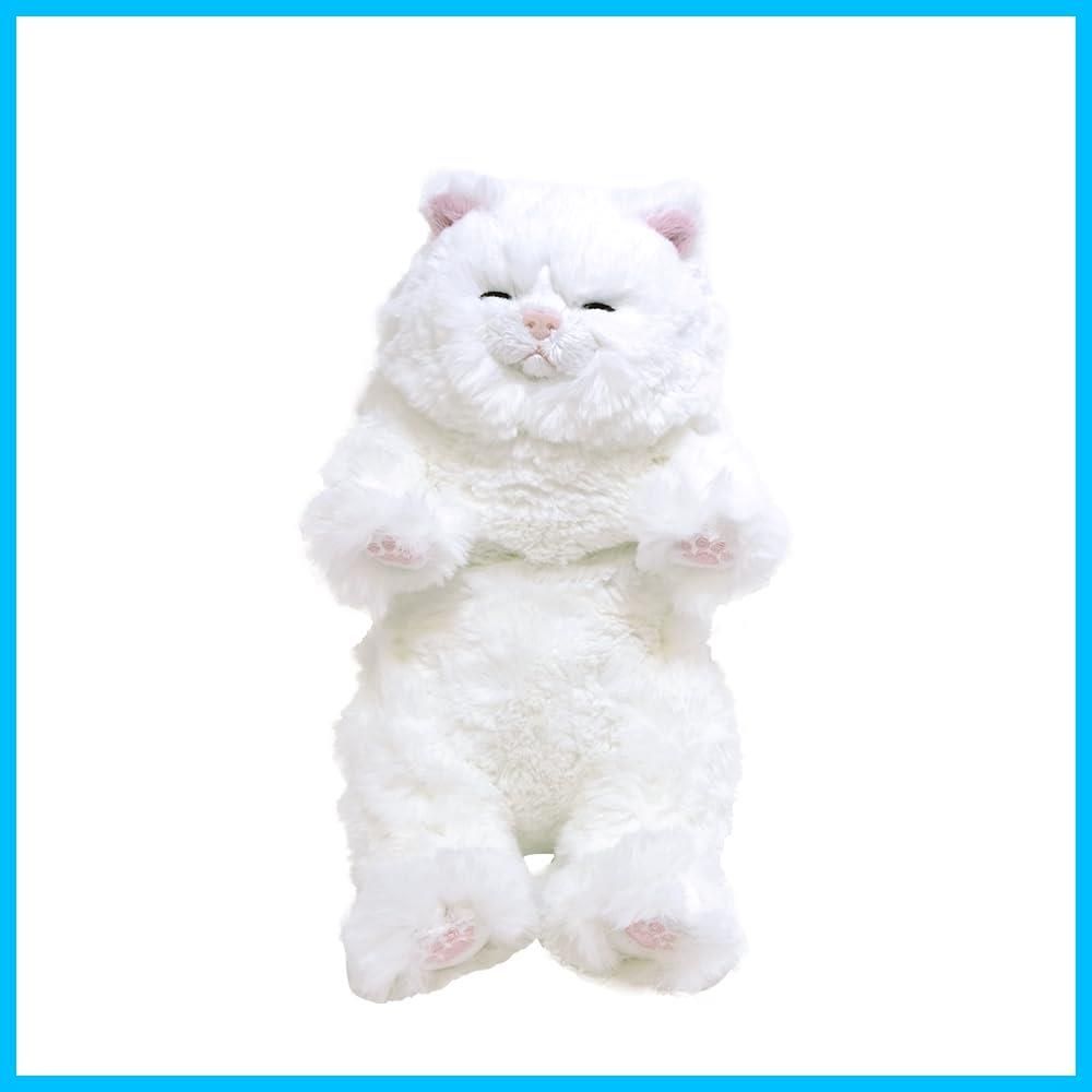 新着商品】ぬいぐるみ アニマル 15×12×34cm かわいい WH ペルシャ 猫 S