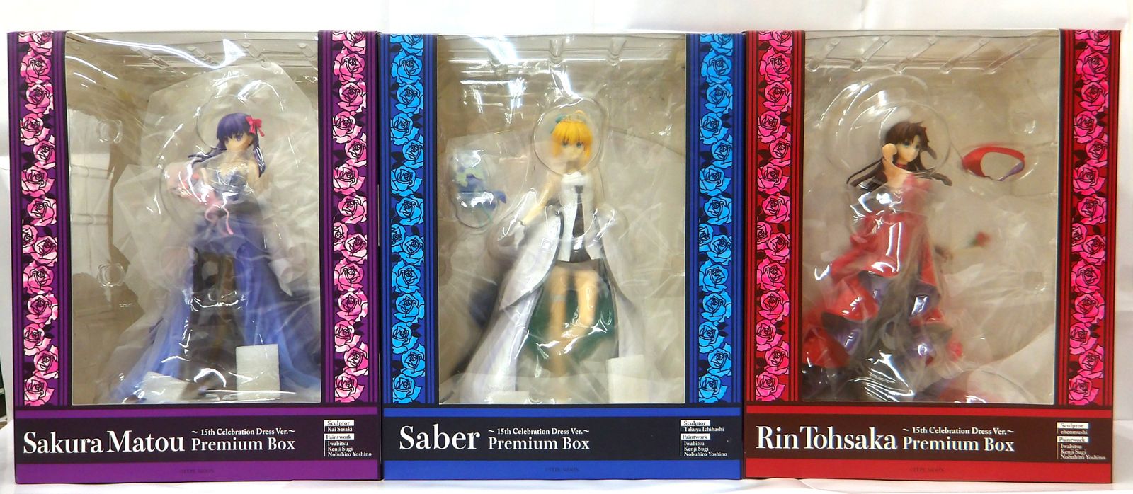 中古】 Fate / stay night セイバー 遠坂凛 間桐桜 15th 