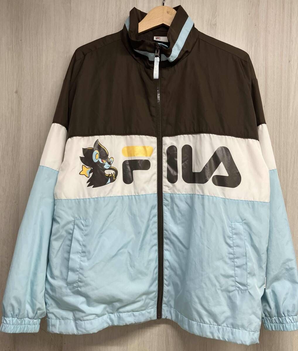 レア！ポケモン✖️FILA レントラーウィンドジャケット Amazon.co.jp: ポケモンセンターオリジナル FILA ウィンドジャケット