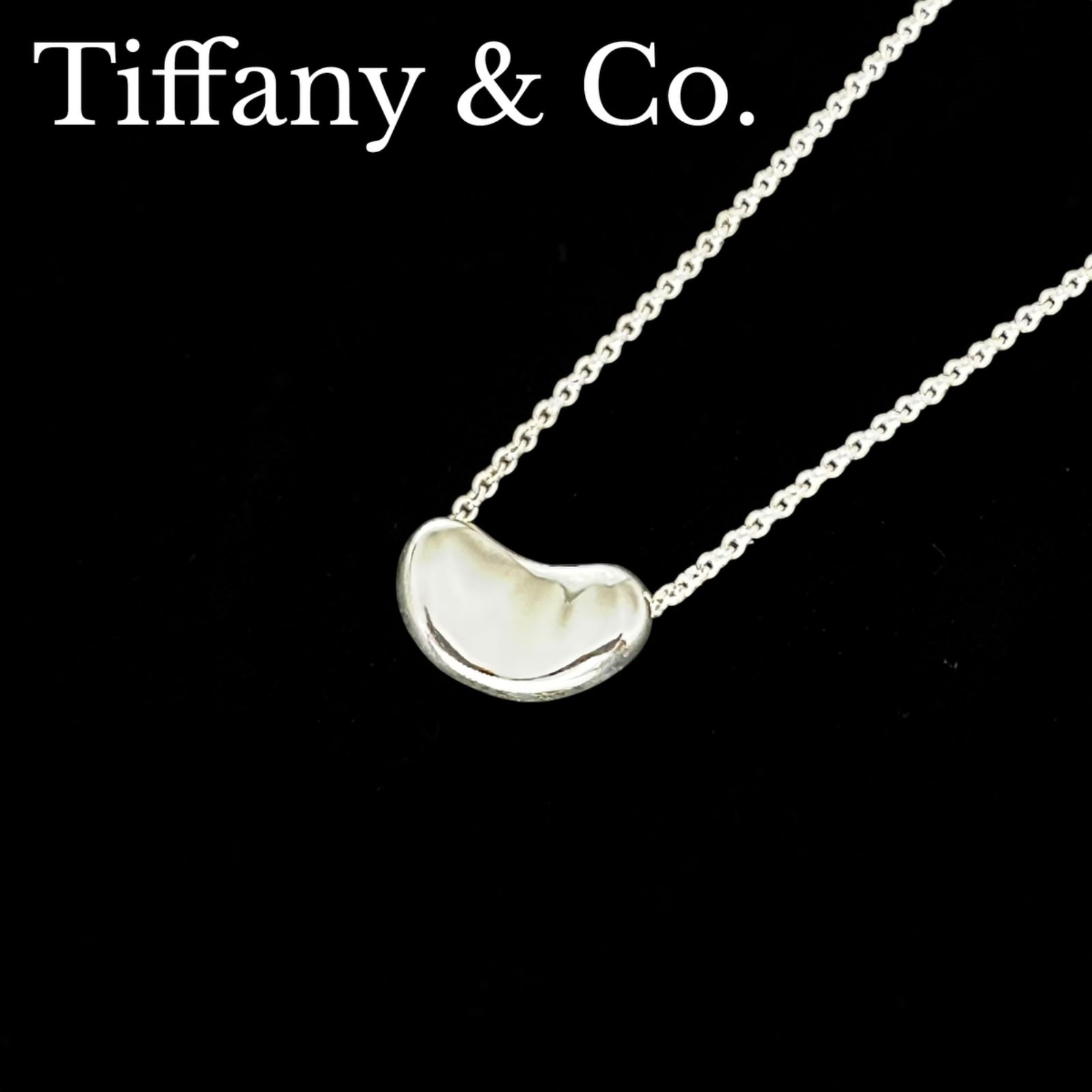 ティファニー ネックレス シルバー 箱付 美品 正規品 [Bean] [Chain 