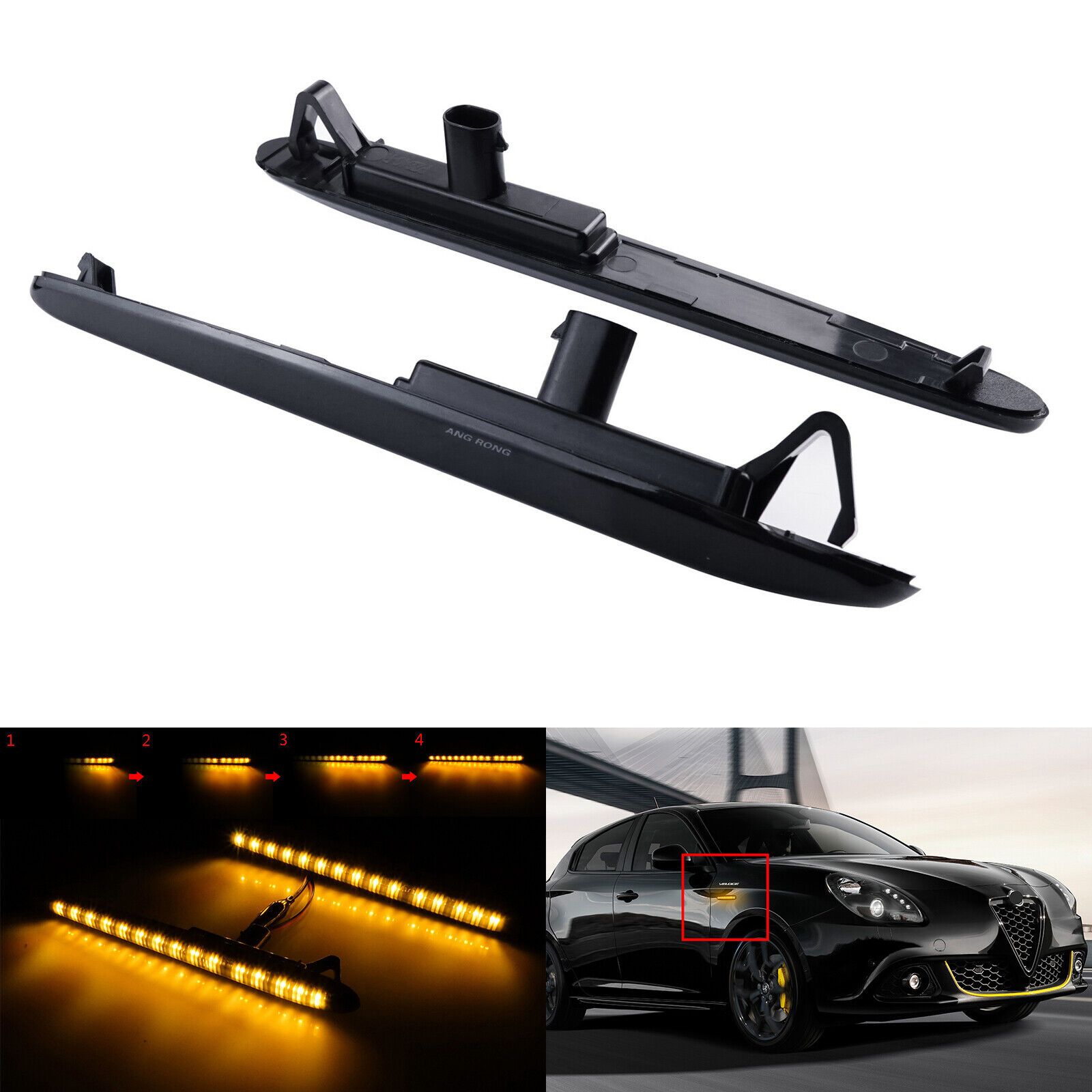 2010年以降アルファロメオジュリエッタ 940 2 つダイナミック LED