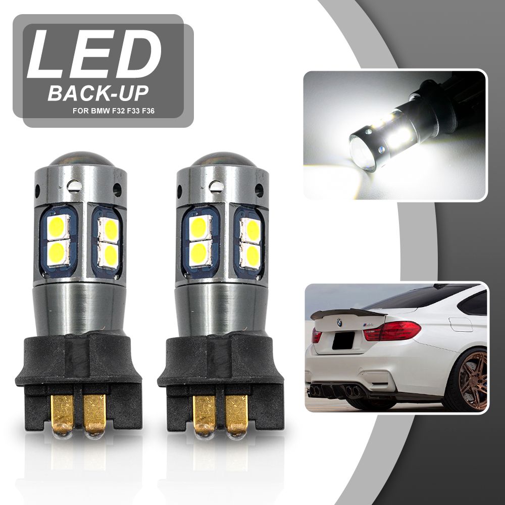 BMW 4シリーズ F32 F33 F36 F82 420I 428I 435I M4 2014-2017年式 PW24W ホワイト CANBUS LED バックライト電球