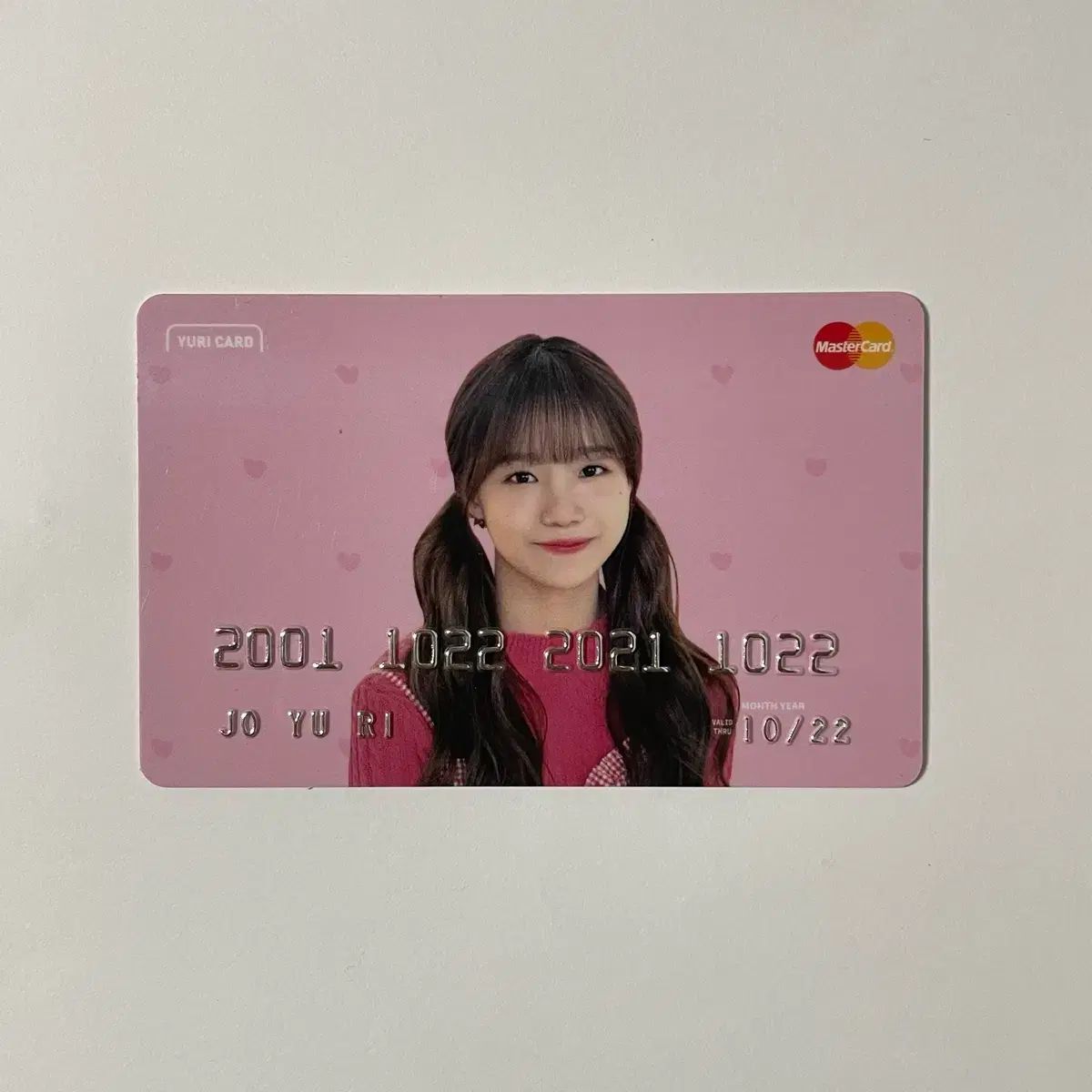 IZ*ONE チョ・ユリ(JO YURI) pvc トレカ カード 未公開トレカ センイル