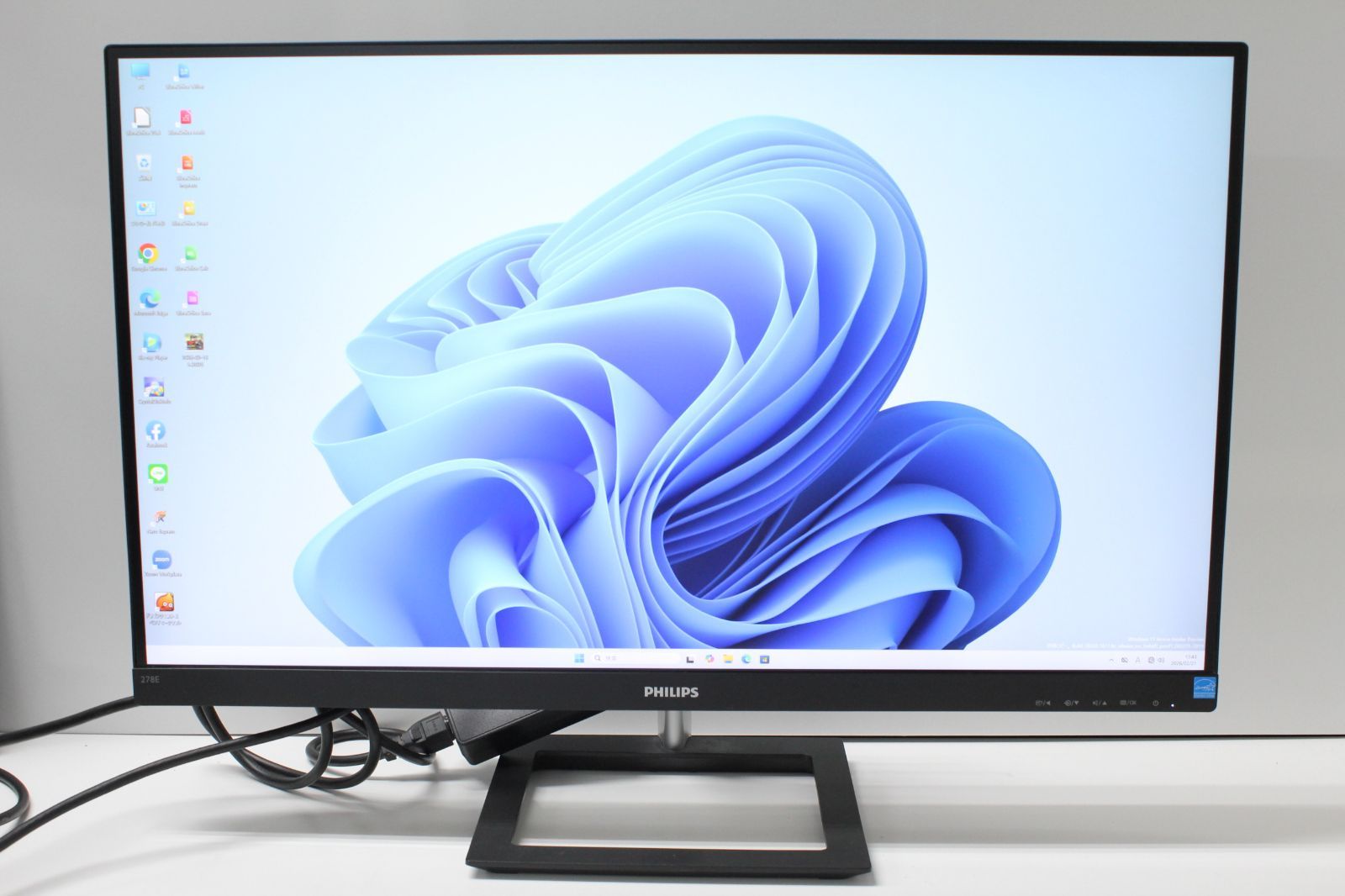 PHILIPS 278E1A/11 4K 27インチ ディスプレイ モニター