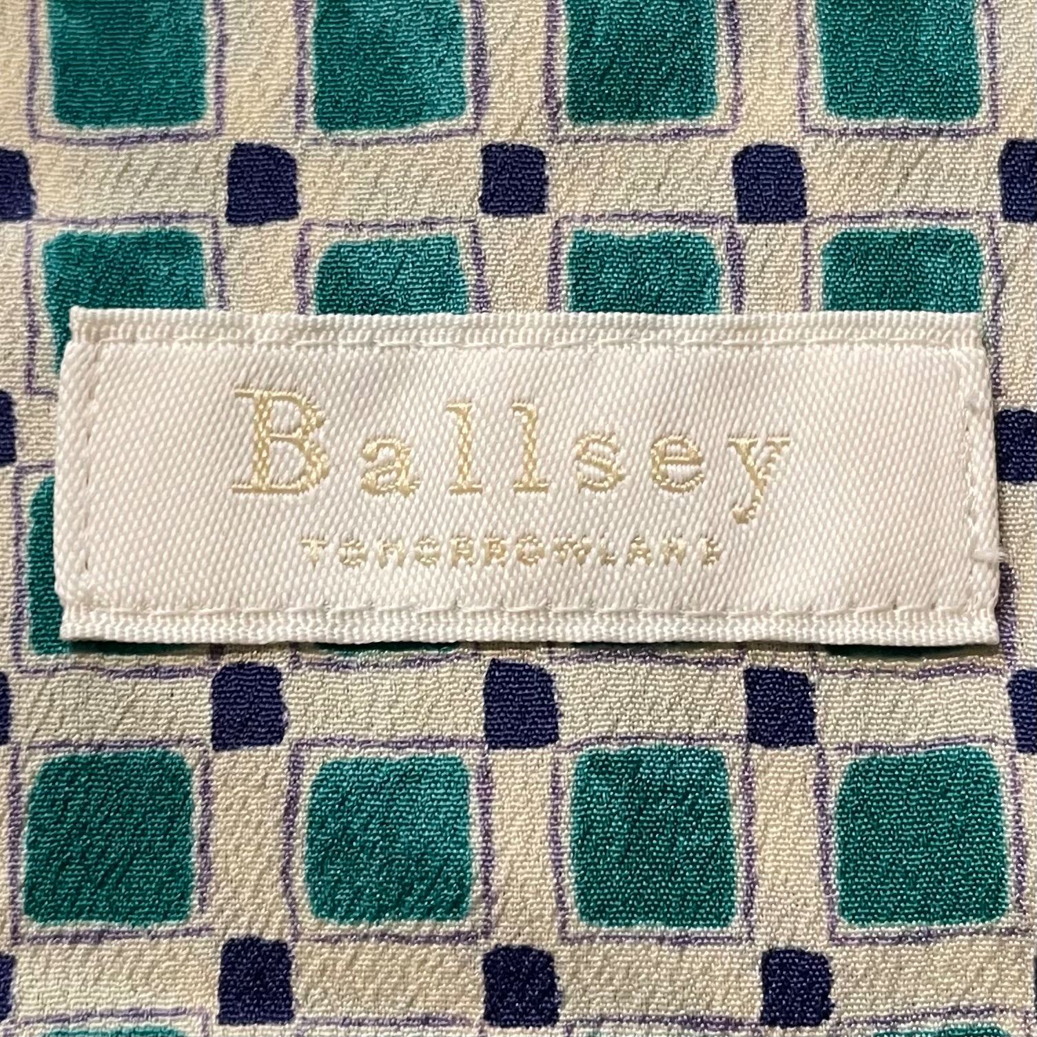 Ballsey ボールジィ カラーグリッドプリントプリーツワンピース ドレス