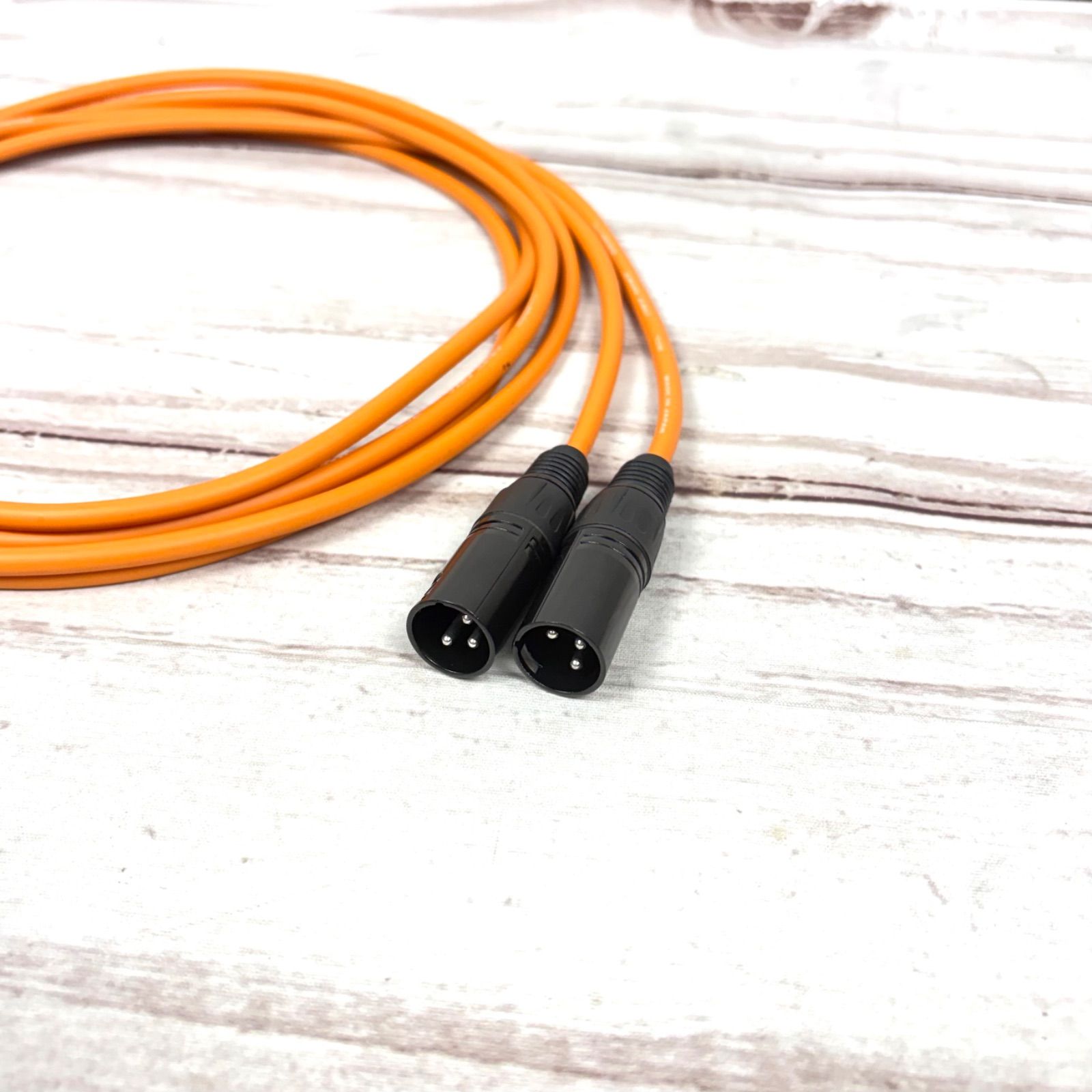 CANARE L-4E6S ORANGE TRS XLR ケーブル 2m 2本セット - メルカリ