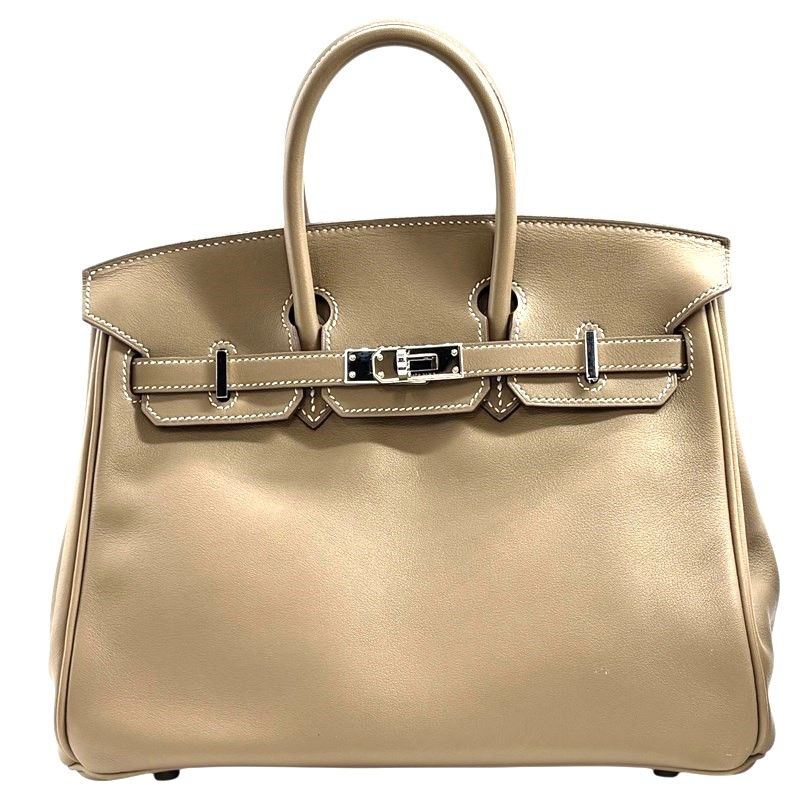 エルメス HERMES バーキン25 X刻印 エトゥープ スイフト レディース