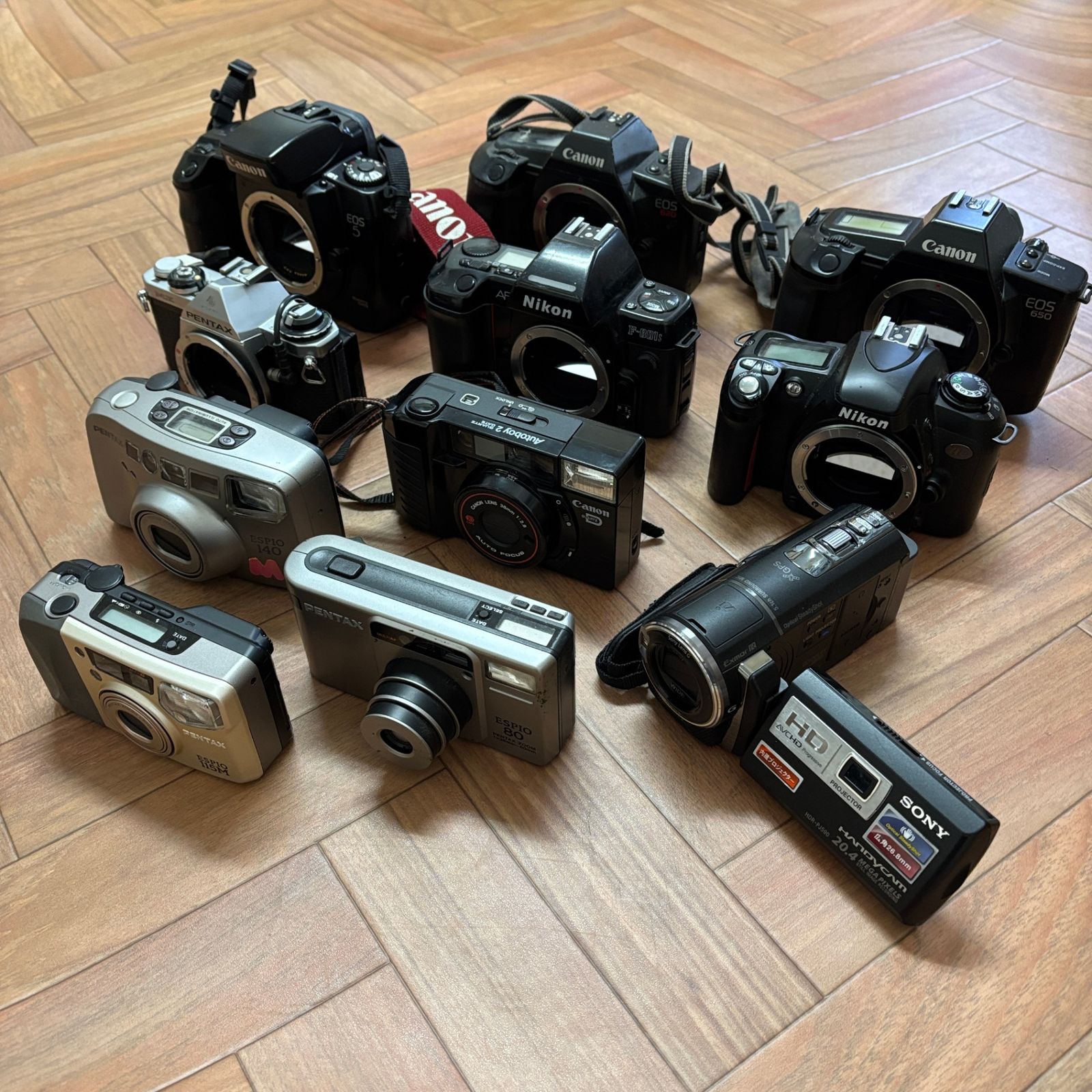 まとめ】一眼レフ・コンパクト・ビデオカメラなど 計11台 まとめ売り