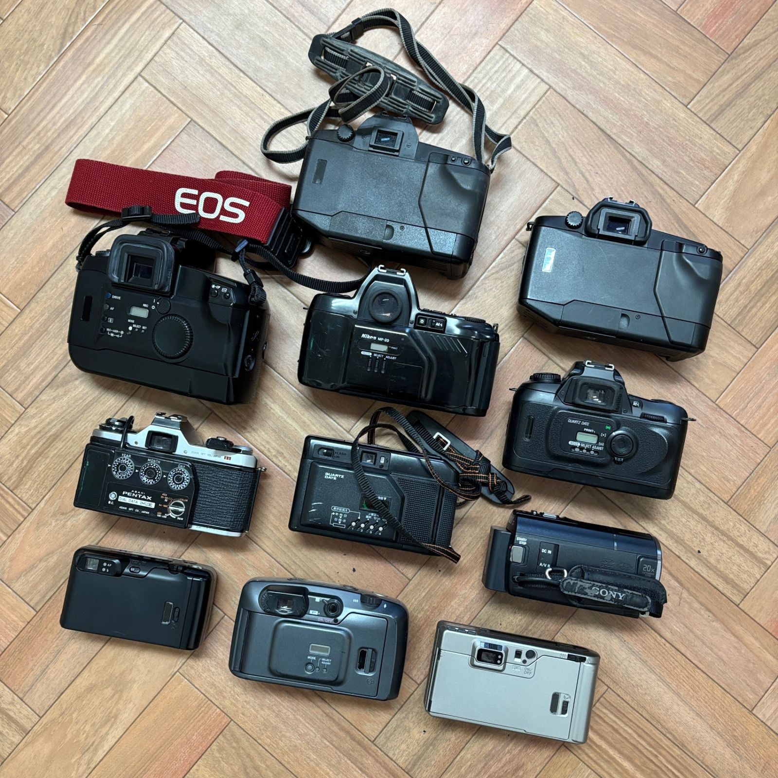 まとめ】一眼レフ・コンパクト・ビデオカメラなど 計11台 まとめ売り