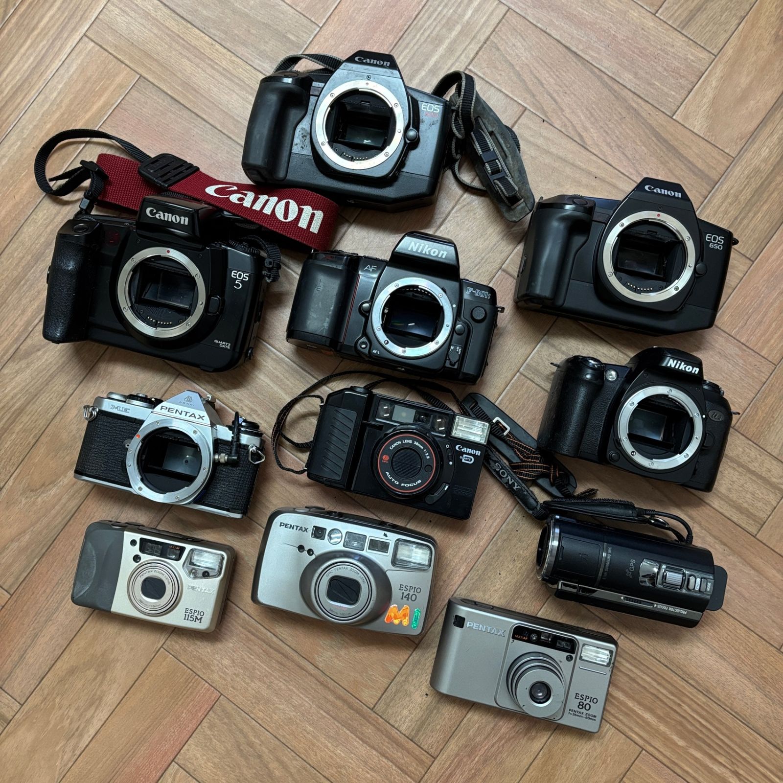 まとめ】一眼レフ・コンパクト・ビデオカメラなど 計11台 まとめ売り