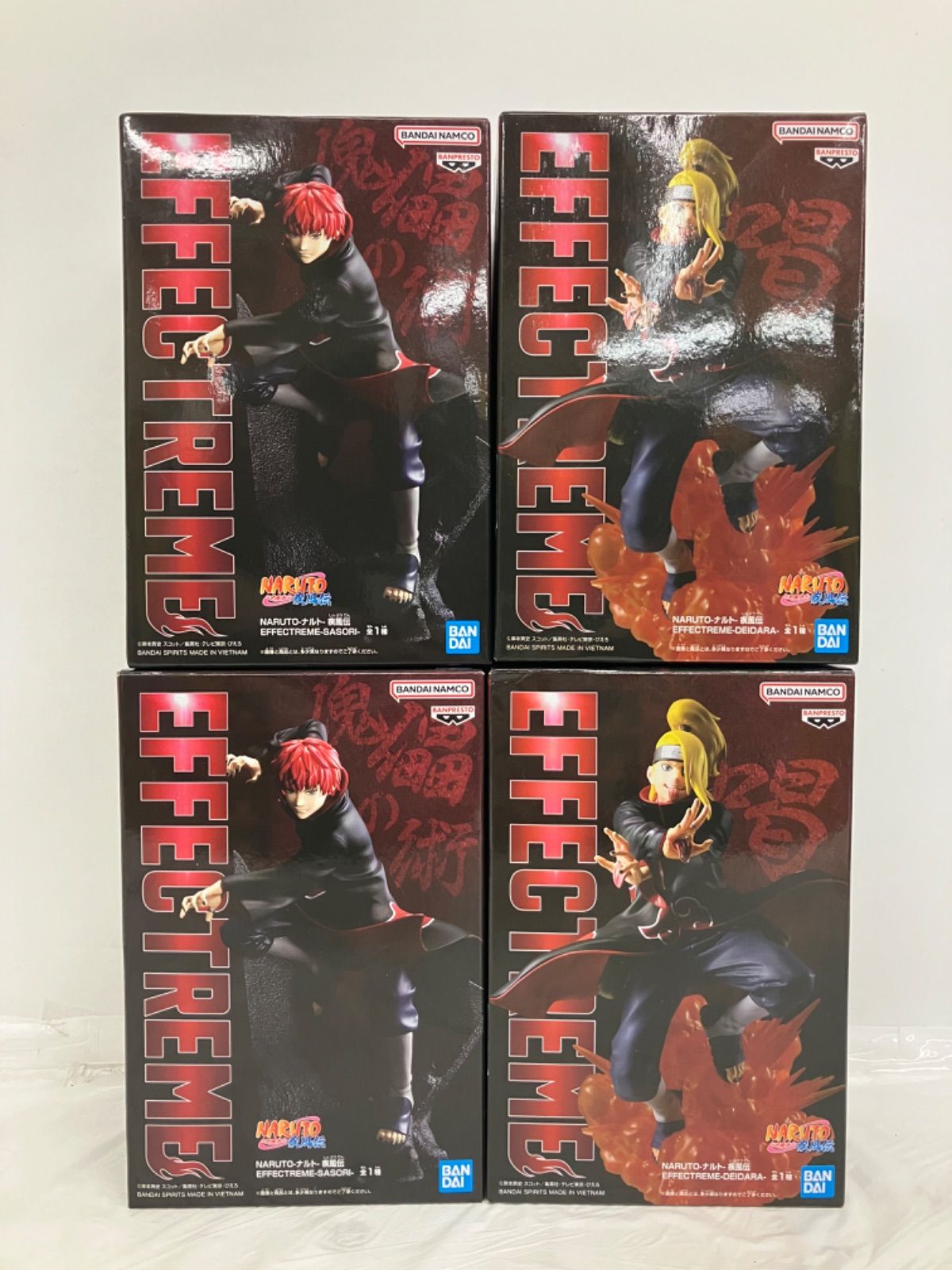 未開封 NARUTO ナルト疾風伝 EFFECTREME フィギュア デイダラ サソリ 2