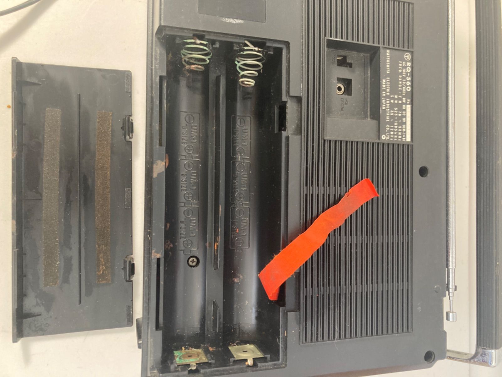 昭和レトロ】National ナショナル RQ-560 ラジカセ 3バンド ラジオ