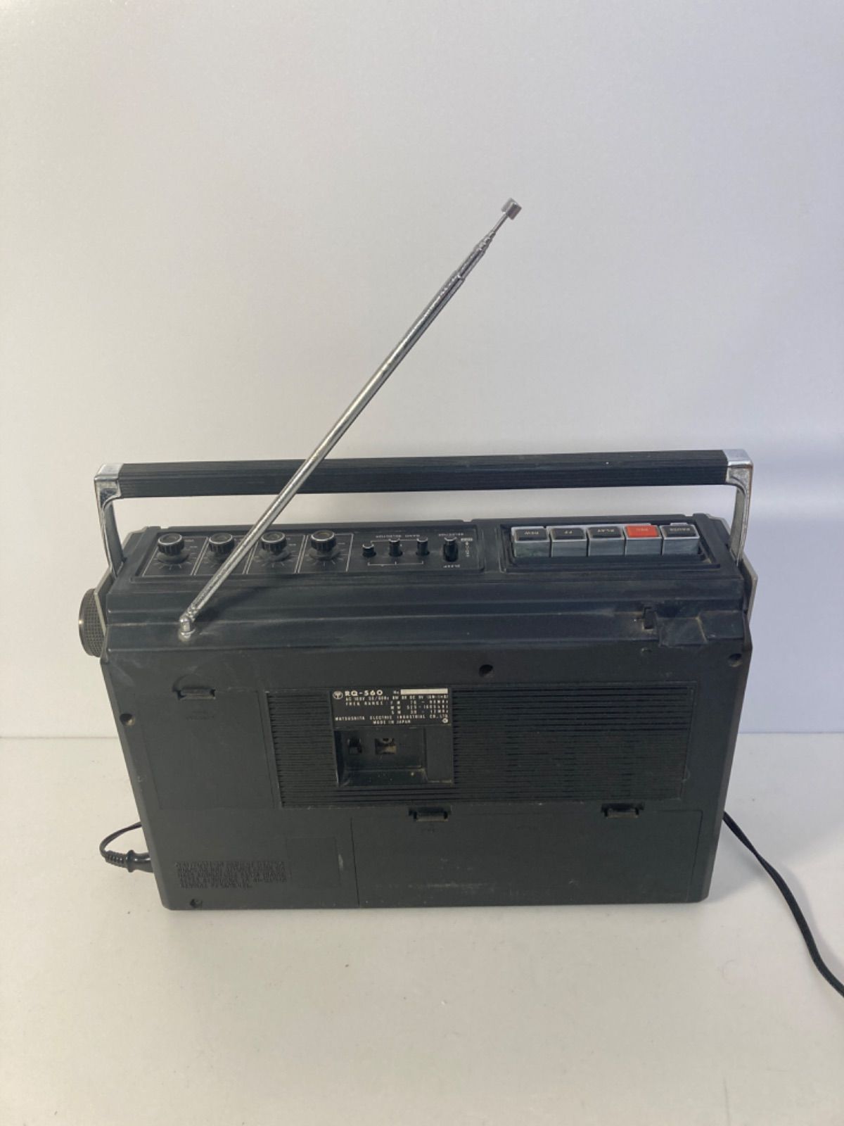 昭和レトロ】National ナショナル RQ-560 ラジカセ 3バンド ラジオ