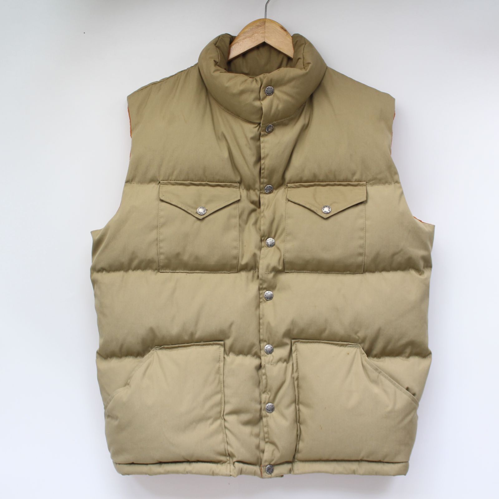 IS613)THE NORTH FACE ダウンベスト ヴィンテージベスト 茶タグ L 